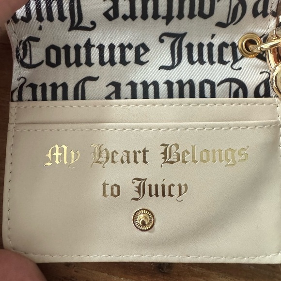 Juicy Couture Light Pink Card Holder with Gold Chain - Picture 2 of 4